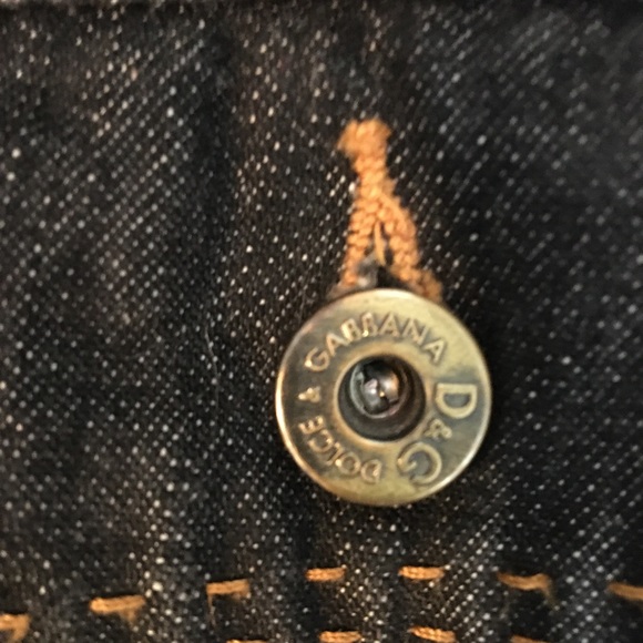 Vintage dilce & gabbana original denim jacket szm - Picture 8 of 8